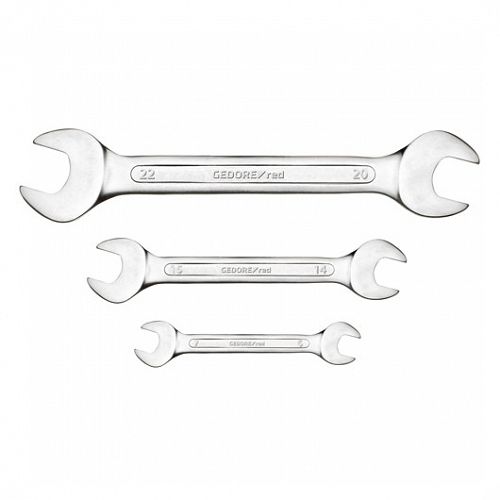 Zestaw kluczy płaskich długich dwustronnych 6-22mm 8-częściowy GEDORE RED R05105008 3300959