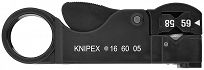 Ściągacz z kabli przewodów RG 58 59 62 KNIPEX 16 60 05 SB - 5
