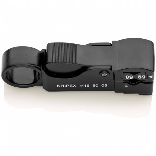 Ściągacz z kabli przewodów RG 58 59 62 KNIPEX 16 60 05 SB