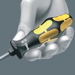 Wkrętak śrubokręt płaski 0.8x4.5mm do pobijania z gniazdem 1/4