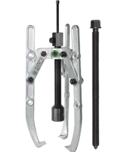 Ściągacz 3-ramienny uniwersalny z rozwieralnymi ramionami, regulowaną głębokością mocowania i długim wrzecionem hydraulicznym KUKKO 206-3-B