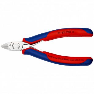 Szczypce tnące boczne dla elektroników KNIPEX 77 32 120 H