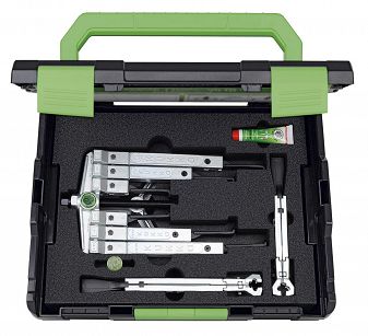 Zestaw ściągaczy uniwersalnych 2- i 3-ramiennych ze smukłymi ramionami KUKKO K-2030-10-S-T