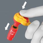 Wkładka piankowa 9727 z zestawem z grzechotką Zyklop VDE 8007 A Set 1, 1/4