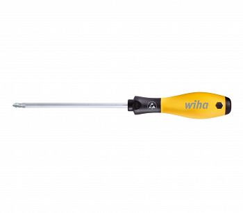 Wkrętak śrubokręt krzyżowy PH2 100mm SoftFinish ESD 08186 WIHA