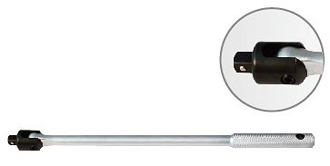 Pokrętło łamane 1/2" 600mm uchwyt moletowany KING TONY 4462-24F