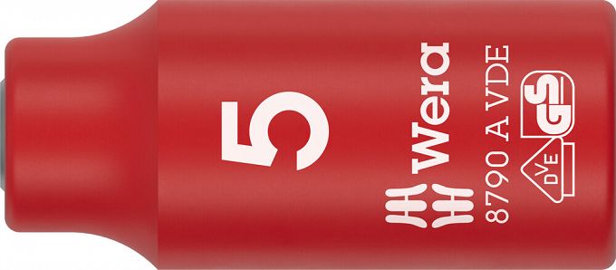 Klucz nasadowy 8790 A VDE Zyklop, izolowany, 1/4
