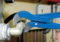 Klucz hydrauliczny nastawny do rur, typ szwedzki 