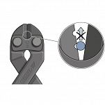 Nożyce dźwigniowe do prętów i sworzni 200 mm Nr 8340-200 JL GEDORE 2541300 - 3