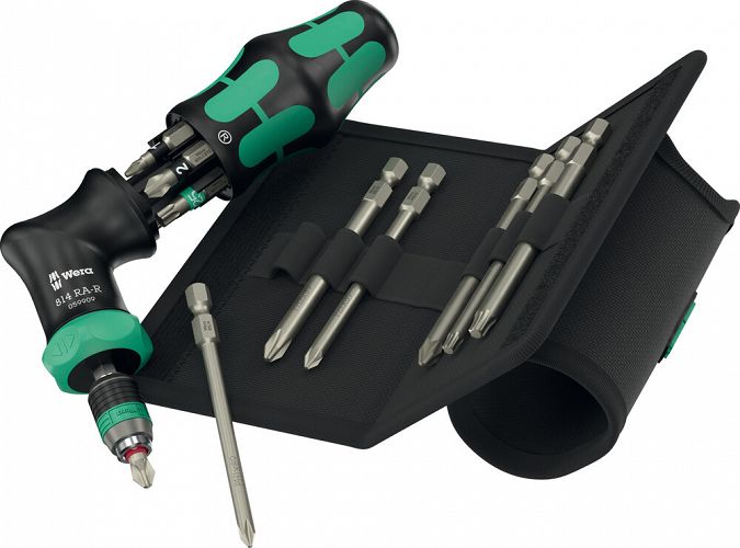 Kraftform Kompakt Pistol RA-R 2, 13 części WERA 05051536001