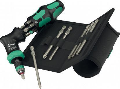 Kraftform Kompakt Pistol RA-R 2, 13 części WERA 05051536001