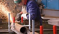 Ścisk śrubowy ślusarski stalowy 300x140 GZ BESSEY GZ30 - 5