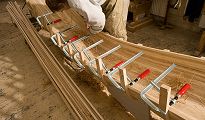 Ścisk śrubowy ślusarski stalowy 300x140 GZ BESSEY GZ30 - 7