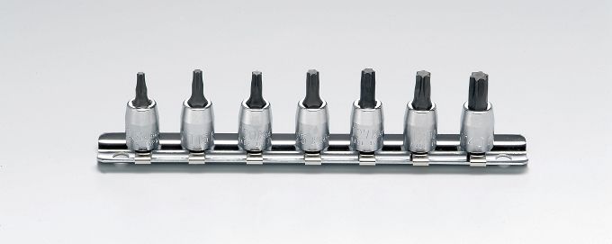 Zestaw nasadek T10-T40 TORX trzpieniowych KOKEN