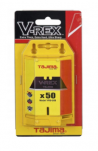 Ostrza trapezowe 22mm 50szt. V-Rex II TAJIMA - 2