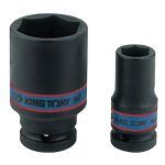 Nasadka krótka udarowa cienkościenna 1/2" 17mm x 52mm, 6-kąt KING TONY 483517M