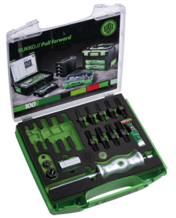 Zestaw ściągaczy do wpustów pasowanych i kołków pasowanych KUKKO 223-G