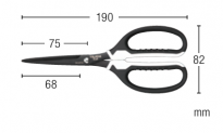 Nożyczki do kabli dł. 180mm Varix Scissors TAJIMA - 2