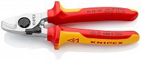 Nożyce izolowane ze sprężyną do Cięcia Kabli Cu i Al KNIPEX 95 26 165 - 2