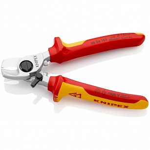 Nożyce izolowane ze sprężyną do Cięcia Kabli Cu i Al KNIPEX 95 26 165