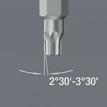 Bit TORX 27 x 25mm część robocza stożkowa WERA 867/1 Z WEDGE WERA 05066470001 - 2