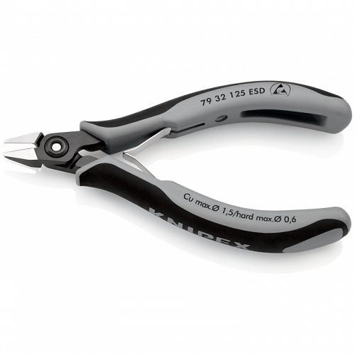 Szczypce tnące dla elektroników 125 KNIPEX 79 32 125 ESD