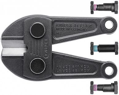 Główka zapasowa do 71 72 760 ze śrubami KNIPEX 71 79 760