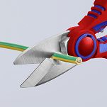 Nożyczki dla elektryków 160mm KNIPEX 95 05 10 SB - 4