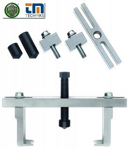 Zestaw ściągaczy do kół pasowych do wszystkich typów pojazdów KUKKO 124-K