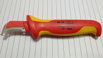 Nóż do Ściągania Izolacji z stopką chroniącą żyłę kabla KNIPEX 98 55 - 11