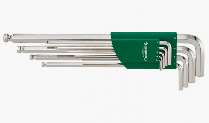 Zestaw kluczy trzpieniowych 1,5-10mm z kulistą końcówką; 9-częściowy 96432600 STAHLWILLE