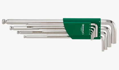 Zestaw kluczy trzpieniowych 1,5-10mm z kulistą końcówką; 9-częściowy 96432600 STAHLWILLE