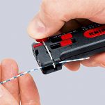 Ściągacz Izolacji z kabli przewodów 0,3-1,0 KNIPEX 12 80 100 SB - 3