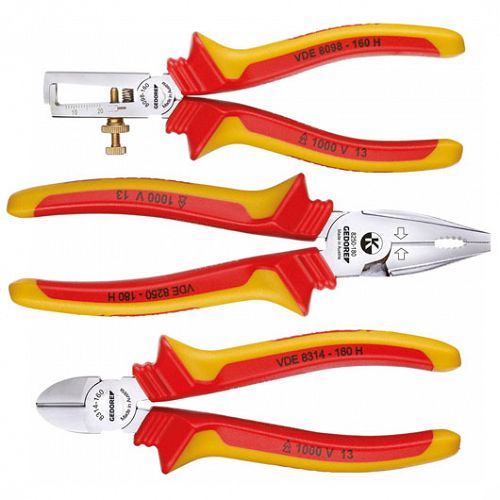 Zestaw szczypiec VDE 3-częściowy Nr 1102-004 VDE GEDORE 1708244