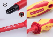 Wkrętak śrubokręt plus minus izolowany SL/PH2 6,0 x 100 mm KING TONY 147E0204 - 3