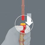 Wkrętaki śrubokręty Izolowane KK VDE 18 Universal 2 rękojeści Kraftform Kompakt VDE 18 Universal 2 TIE WERA 05006614001 - 5