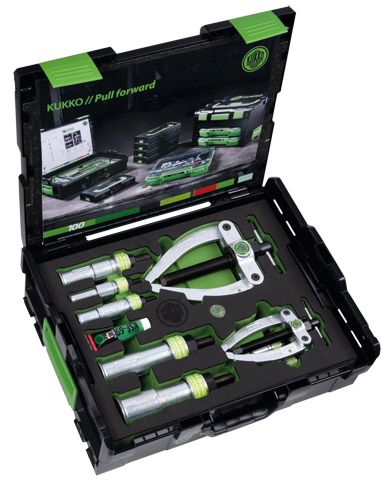 Zestaw do wyciągania łożysk kulkowych KUKKO 25-B