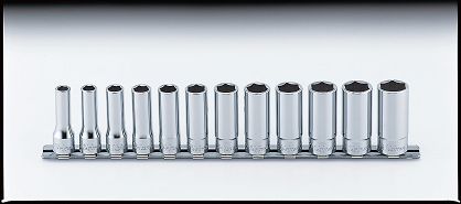 Zestaw nasadek sześciokątnych 8mm-19mm długich KOKEN