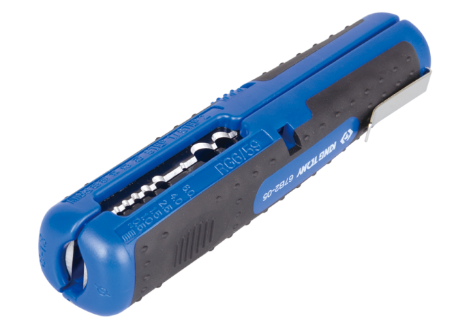 Ściągacz izolacji z kabli okrągłych, śr. 8-13 mm/0,5-6,0 mm2 KING TONY 67B2-05