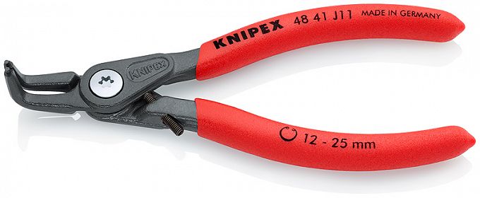 Szczypce precyzyjne do pierścieni osadczych Segera wewnętrznych 12-25 mm KNIPEX 48 41 J11