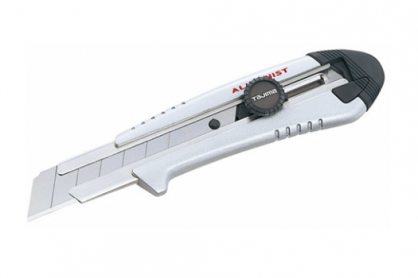 Nóż z pokrętłem i ostrzem łamanym 25mm aluminium TAJIMA