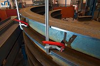 Ścisk dźwigniowy ślusarski stalowy wzmocniony 300/140mm SGHS BESSEY SG-25HS - 2