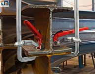 Ścisk dźwigniowy ślusarski stalowy wzmocniony 300/140mm SGHS BESSEY SG-25HS - 3