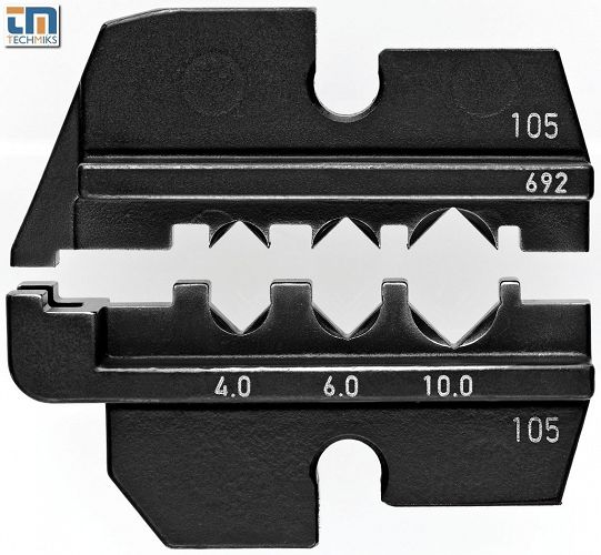 Matryca do złączy fotowoltaicznych Wieland 4,0 - 10,0 mm² KNIPEX 97 49 69 2