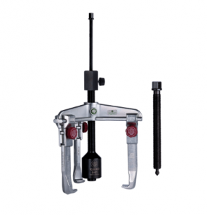 Ściągacz 3-ramienny uniwersalny z szybkoprzestawnymi ramionami i długim wrzecionem hydraulicznym KUKKO 30-2+B