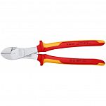 Szczypce Tnące Boczne Izolowane o zwiększonym przełożeniu KNIPEX 74 06 250 - 2