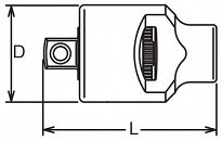 Grzechotka nasuwana 3/8