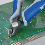 Szczypce Tnące dla Elektroników do wiązki przewodów KNIPEX 79 02 125 S1 - 4