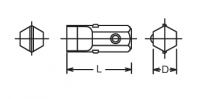 Bit 1/4