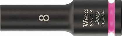 Klucz nasadowy 8790 B Impaktor Deep, 3/8", 8 x 63 mm WERA 05005550001